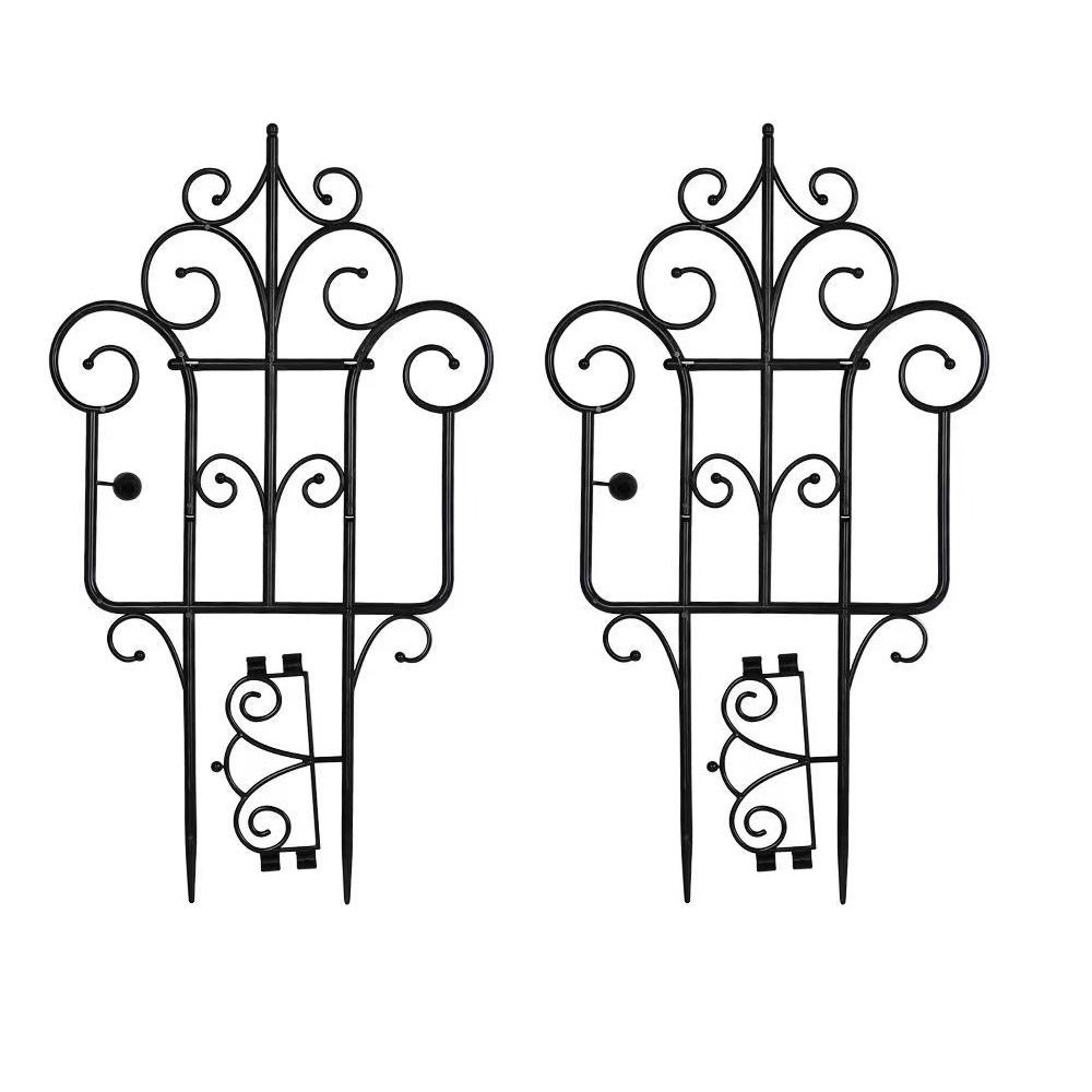 2 шт., декор для двора, многофункциональный декоративный садовый забор, рама для скалолазания, складываемая своими руками, решетчатая ограда для животных