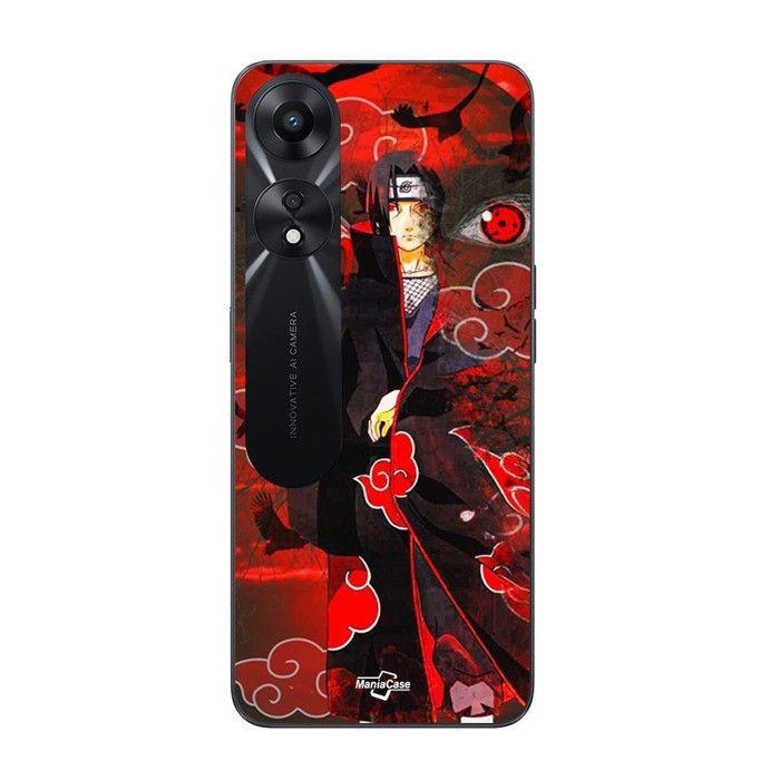 Coque pour Oppo A78 5G Demon Slayer Kimetsu no Yaiba Itachi Uchiha front rouge