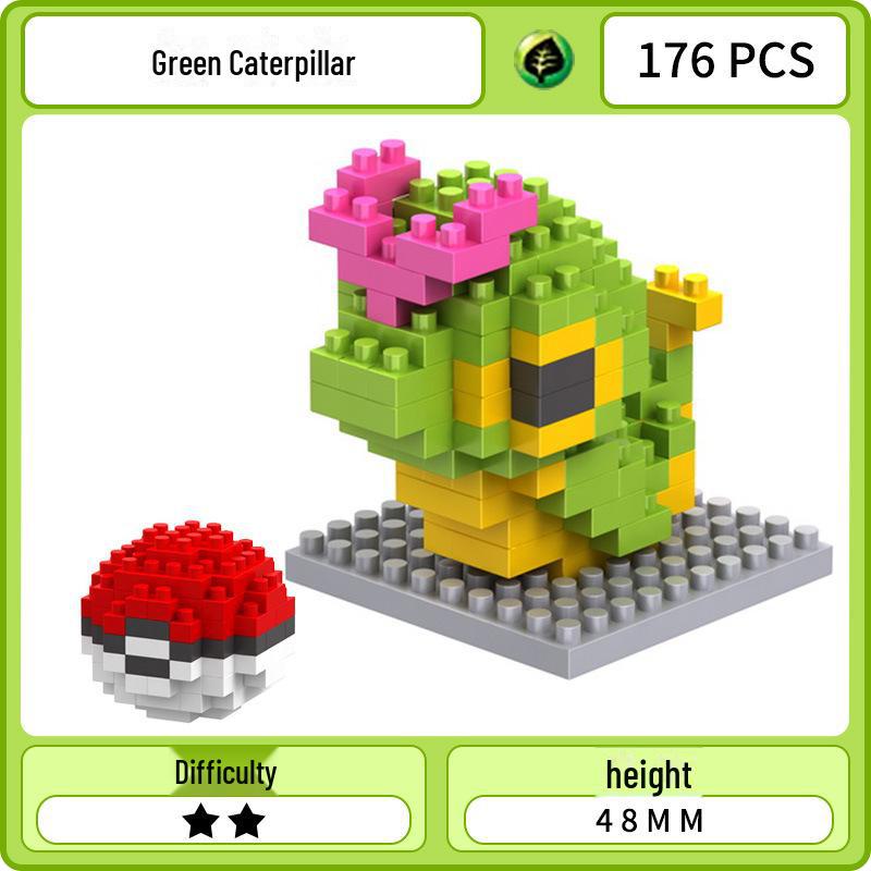 Leboyu Elf Cartoon Micro Diamond Building Blocks - пазл для детей с мелкими частицами, модели 8044 - 8063.