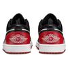 Мужские кроссовки Air Jordan 1 Low Bred Toe 2.0 White Varsity-Red Black 553558-161