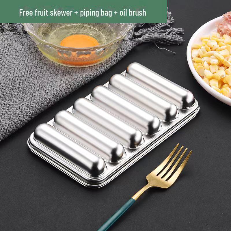 304 Stainless Steel Sausage Mold for Baby Food, Steamed Cake, and Kitchen Use
