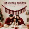 Cloth String Hanging Ornaments Christmas Velvet Ball Garland  Birthday Party Supplies