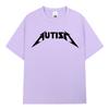 Autism Metal Rock Meme T-shirt Men Women Fashion Hip Hop Short Sleeve Oversized T-shirts 100% Cotton Comfort T Shirts Streetwear