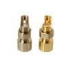 1/2Pcs Universal Pin Socket Female Socket Mmcx Pure Copper Gold Plated Built-In Hreaded Nut Holder Headphone Plug