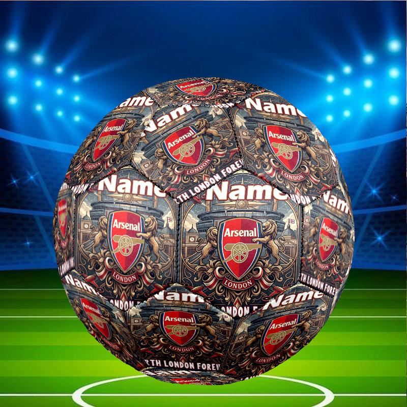Custom Name Personalized Arsenal F.C Print Size 5 Soccer Ball Training & Match Football, for Team, Kicking, Gift for Football Enthusiasts