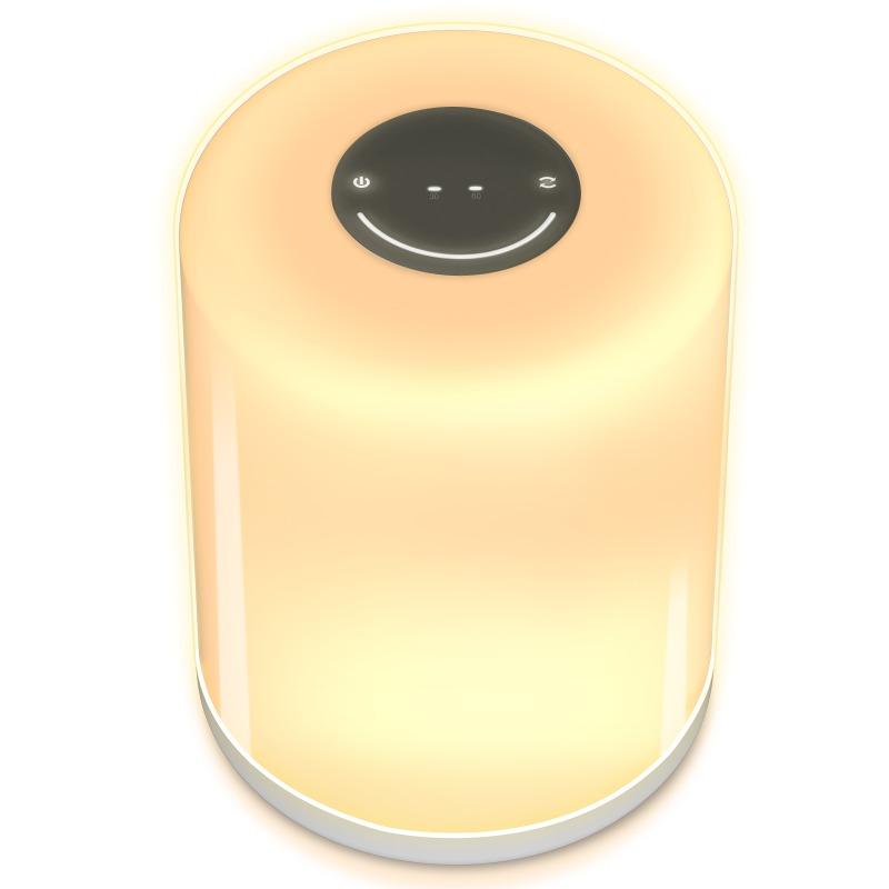 Перезаряжаемый интеллектуальный сенсорный ночник с индукционным диммером, интеллектуальная переносная лампа у кровати с возможностью регулировки яркости RGB, изменение цвета