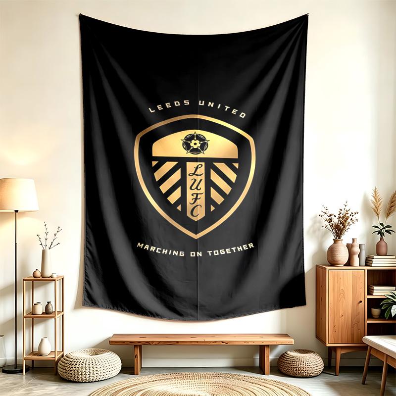 Leeds United Football Club (1) Tapestry Suitable For Decorating Homes Dorms And Bedrooms Soft To The Touch And A Perfect Gift For Friends And Family