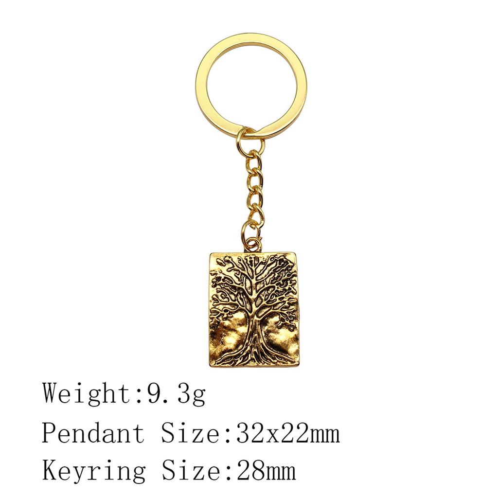 Birthday Gifts Men Keychain Tree Of Life Key Ring Biz Woman Chains