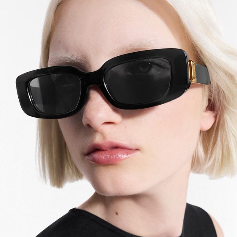 Version High-end Square Plastic Sunglasses for Men and Women Fashionable Trendy UV Resistant Glasses Outdoor Sunshade Sunscreen Eyewear