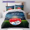 Zakho Sport Club Logo Pattern Bedding Set Quilt Cover Pillowcase Home Decor Gift (1 * duvet cover + 2 * pillowcase, without core)