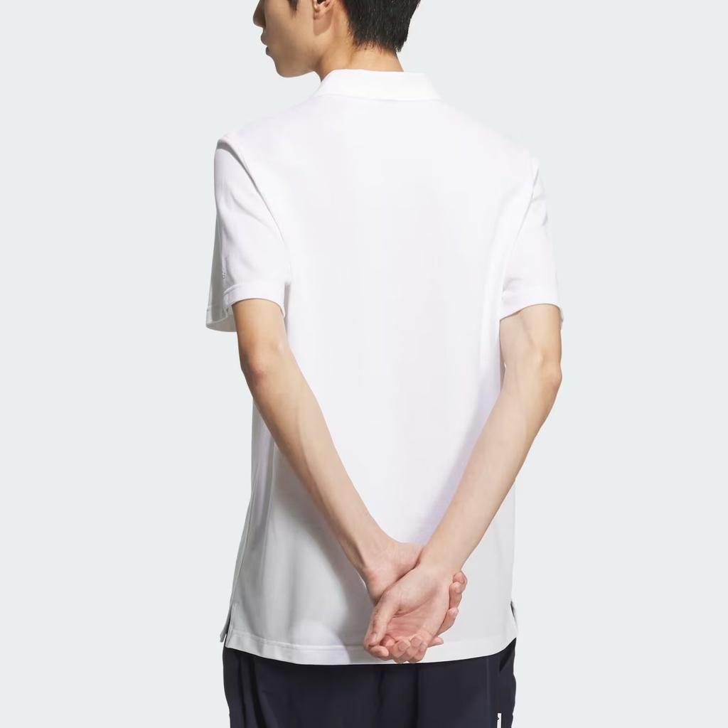 adidas Мужские рубашки-поло Белые Умеренные JI9056
