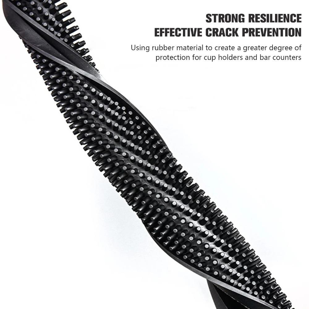 Мягкий клей ПВХ дренажный коврик водонепроницаемый силиконовый обеденный коврик столовые приборы подставки для чашек коктейль бармен