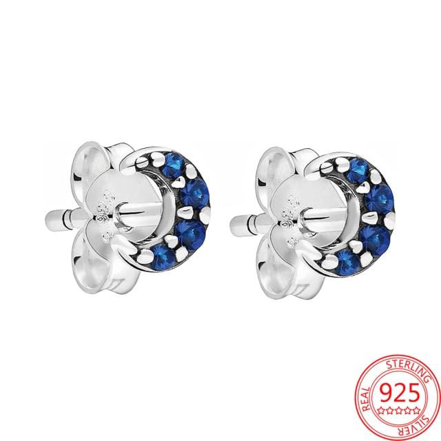 Распродажа 925 пробы стерлингового серебра много стилей циркония серьги девушки ежедневного знакомства простые серьги день рождения модные ювелирные изделия подарки