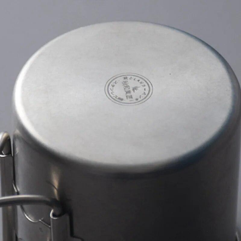 Чашка из нержавеющей стали портативная уличная дорожная кружка для кофе, чая, чашка для кемпинга, антиошпаривающая кухонная чашка для питья, сока, молока