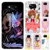 Чехол для телефона с аниме CardCaptor Sakura для Xiaomi Poco X5 X6 X7 Pro F7 Ultra M7 Redmi 15 15C 13 13C 12 12C 10 10A 10C 9 9A 9C 9T She