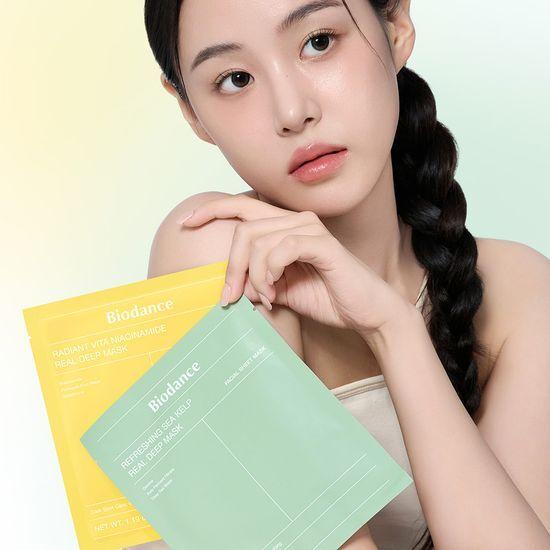 Biodance Маска Sea Kelp/Vita Real Deep Mask 4 листа, 2 вида, выберите 1