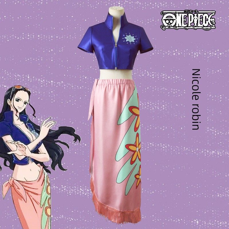 One Piece Red Movie Version Nico Robin Two Years Later Cosplay Costume Jacket