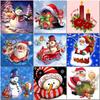 5D DIY Diamond Embroidery Kid Full Round Diamond Painting Christmas Cross Stitch Winter Home Decoration