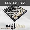 10x10 Inches Magnetic Foldable Chess Board Set Travel Portable Chess Set for Kids and Adult