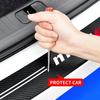 Car Carbon Fiber Rear Bumper Trunk Protection Stickers For Nissan Nismo Tiida Teana GTR Juke Note Versa Almera Accessories