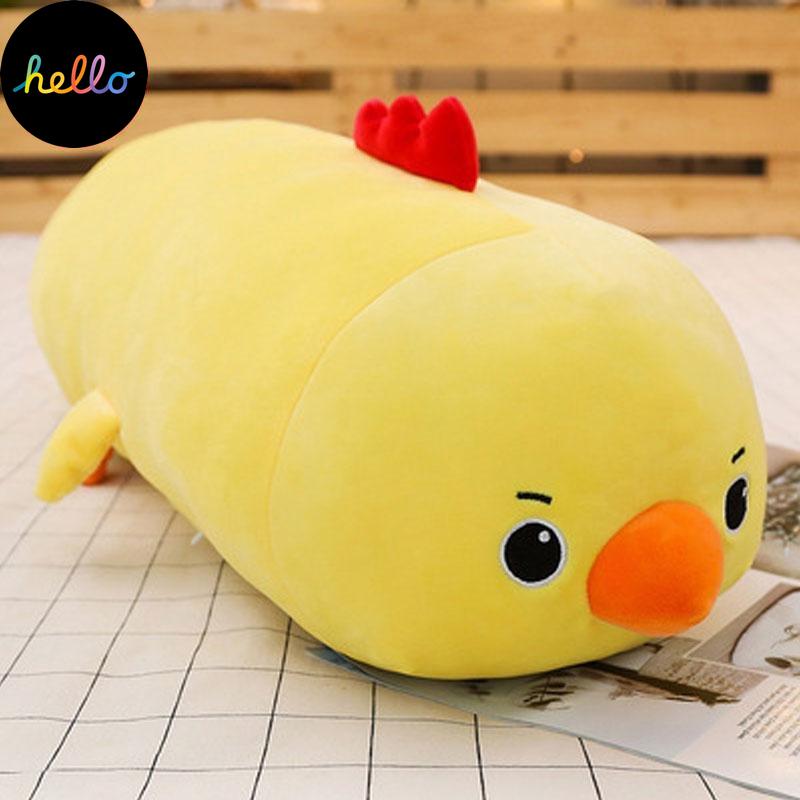 Girl Plush Toy Cuddly Animal Paradise Doll Cylindrical Pillow Soft Down Cotton Girl Sleeping Pillow