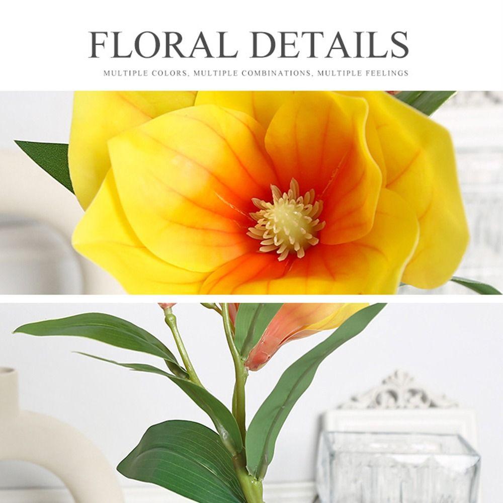 Photography Props Magnolia Artificial Flower Ornaments Festival Table Flowers Decoration