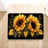 1Pcs Beautiful Sunflower Pattern Runner Rug Kitchen Mat Soft Thickened Kitchen Floor Mat Waterproof Non-slip Oil-proof Floor Mat Runner Rug