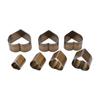 7Pcs Leather Cutting Die High Carbon Steel Heart Shape Simple Operation Cutting Mold DIY Leather