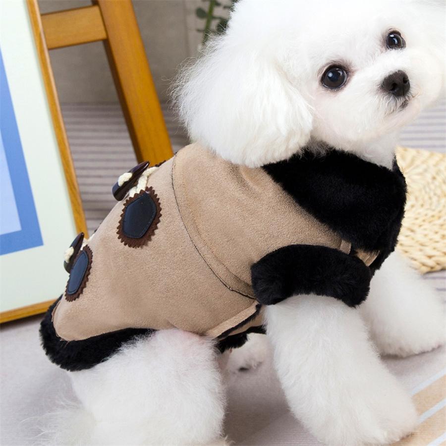 Autumn Winter Pet Dogs Clothes Fleece Warm Dogs Sweater French Bulldog Coat Puppy For Small Dogs Clothing Chihuahua Costumes Pug