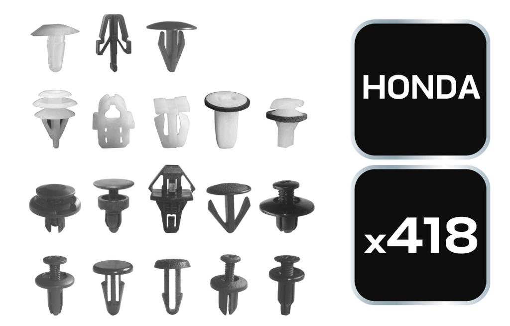 Honda car clip set, 418 pieces
