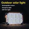 Outdoor Light Solar Garden Light Rechargeable Outdoor Lighting Emergency Solar Lamps Solar Portable Solar Lantern LED Tent Light