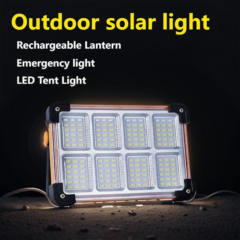 Outdoor Light Solar Garden Light Rechargeable Outdoor Lighting Emergency Solar Lamps Solar Portable Solar Lantern LED Tent Light