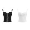 Sleeveless Lace Corset Hollow Suspender Vest Spicy Girl Style Lace Camisole  Ladies