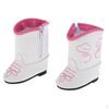 Stylish PU Leather Zipper Boots Shoes Doll Dolls Clothing Accessory