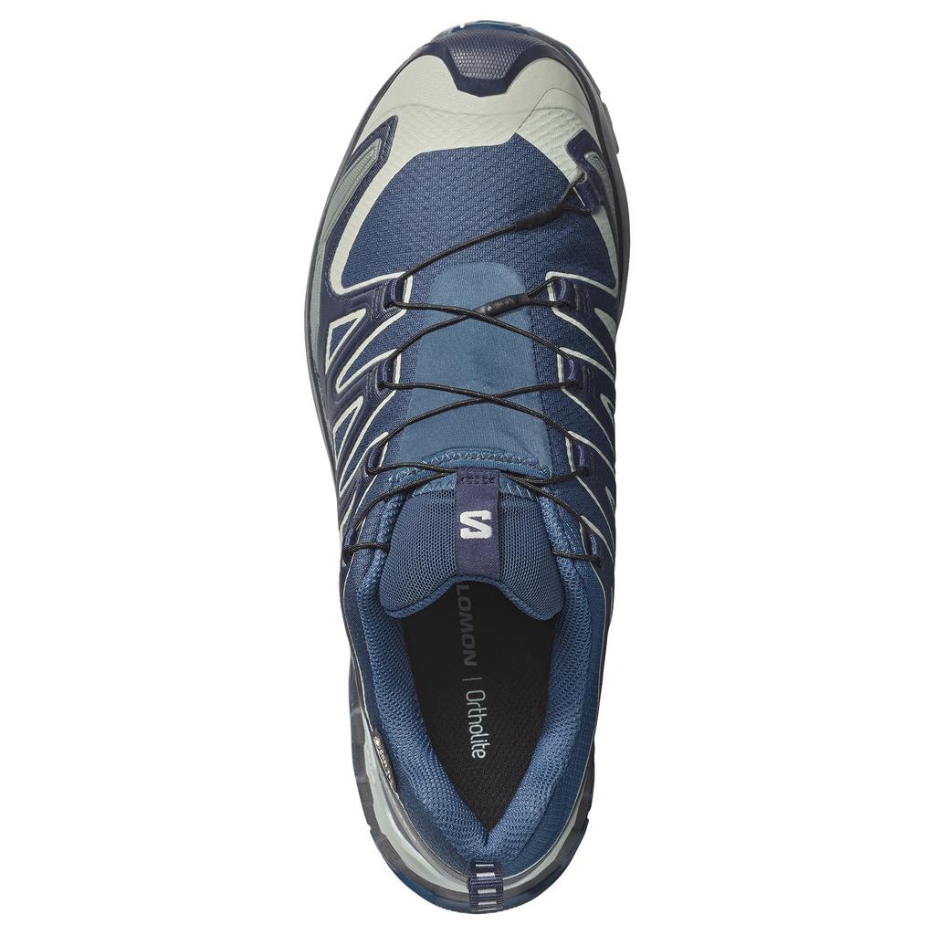 SALOMON XA Pro 3D V9 GORE-TEX Удобные Прочные Водонепроницаемые Поддерживающие Упругие Треккинговые Ботинки Мужские треккинговые ботинки Глубокий синий L49199200