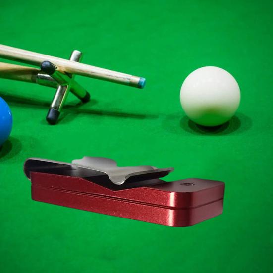 Pool Cue Chalk Holder with Metal Clip Heavy Duty Aluminum Portable Snooker Chalk Box Carrier Case Billiard Accessories Enthusiasts Gift