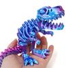 Набор драконов, напечатанный на 3D-принтере, Поделки, Модель, Украшение, Игрушка-антистресс, Вращающийся скелет Тираннозавра Рекса, Подарок с динозавром для детей, На дни рождения