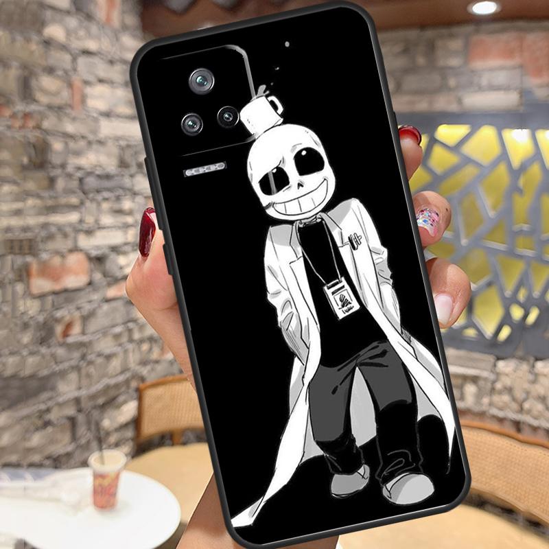 Чехол для телефона Xiaomi 14 Ultra 15 13 11T 12T 13T 14T Pro POCO X3 X5 X6 X7 Pro M6 F5 F6 Pro с изображением Санса из игры Undertale