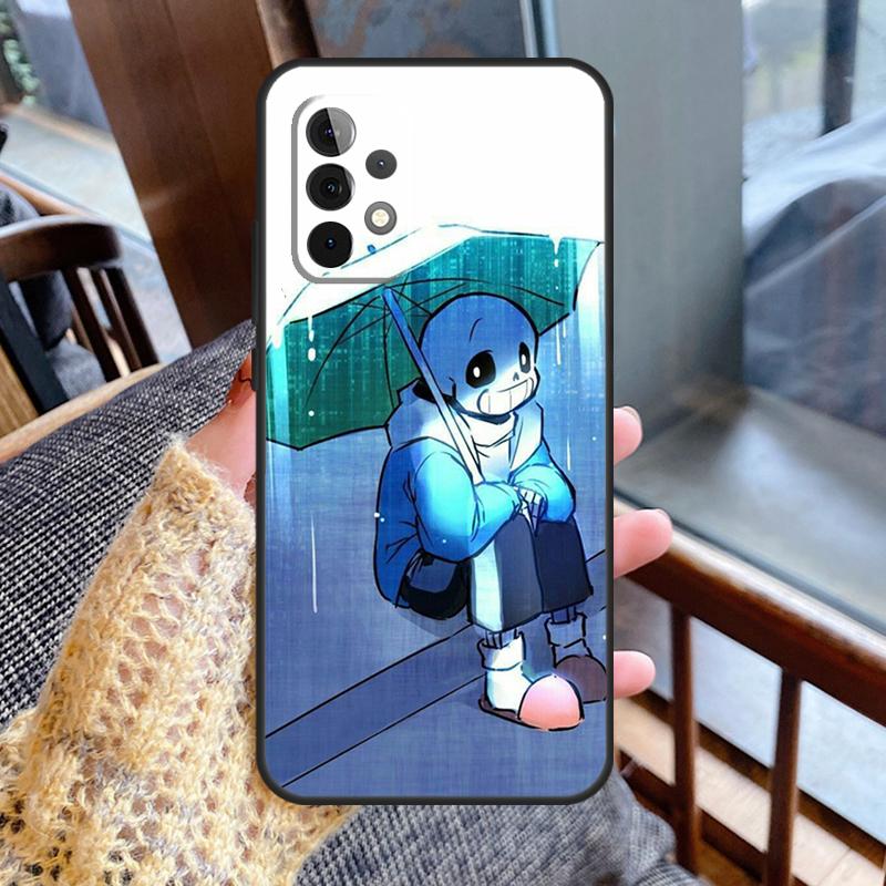 Чехол для игры Undertale Sans для Samsung Galaxy A55 A35 A15 A56 A36 A26 A16 A06 A54 A34 A14 A13 A53 A12 A22 A32 A52