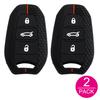 2x Силиконовый Чехол-Держатель Брелок для Автомобильного Ключа для Peugeot 208 308 508 2008 3008 5008 Citroen C3 C5 Aircross C4 Picasso DS 3