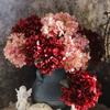 Silk Flower Artificial Flowers 10 Colors Hydrangea Bouquet Exquisite Fake Flower  Home Ornament