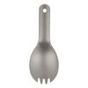 Lixada Титановая Spork с короткой ручкой Сверхлегкая детская детская Spork Столовые приборы для кемпинга и пикника на открытом воздухе