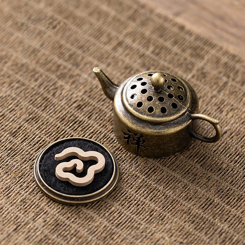 Мини-курильница в стиле дзен, сплав благовоний, мини-курильница Boshan, китайская старинная, для украшения дома, держатель для благовоний из сандалового дерева