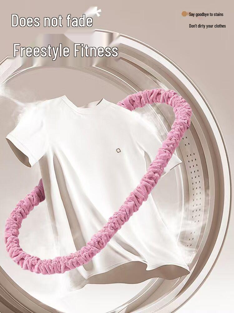 Weighted Soft Plush Hula Hoop for Abdominal Tightening - Safe, Slimming, and Fat-Burning Exercise for Women