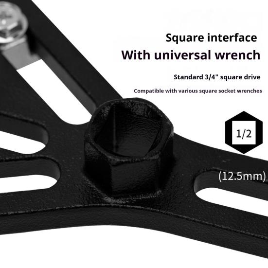 Инструмент для снятия топливного насоса Yousheng Сверхпрочный регулируемый ключ для стопорного кольца Установщик Ремонтный комплект Универсальный гаечный ключ для крышки топливного бака для симметричных отверстий