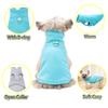 Fleece Dog Jacket D-ring Soft Cozy Warm Overalls Open Collar Splicing Cat Coat Sleeveless Puppy Clothes For  Dog Cat