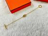 Love Home High Version 18k Rose Gold Plated Diamond Pig Nose Necklace for Women with Exquisite CNC Craftsmanship and OT Buckle.