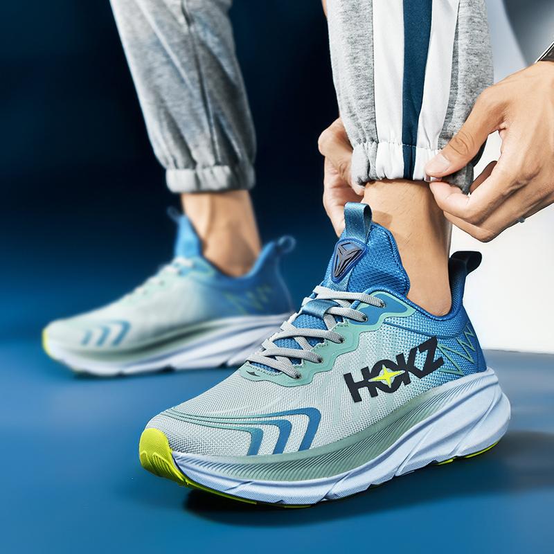 Мужские кроссовки для бега, дышащие мужские спортивные кроссовки, удобная повседневная прогулочная обувь на шнуровке, спортивная тренировочная обувь