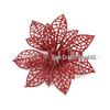 Gold Poinsettia Christmas Decoration Wreath Accessories