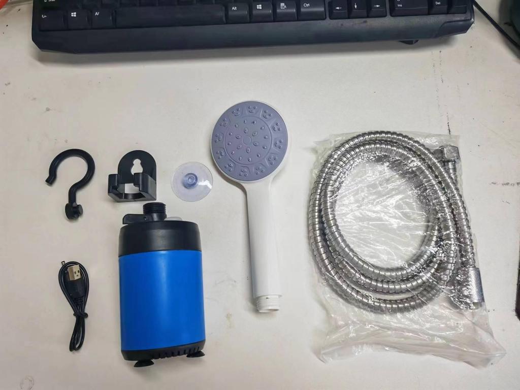 Портативная электрическая душевая лейка с USB-зарядкой для дома, общежития и использования на открытом воздухе